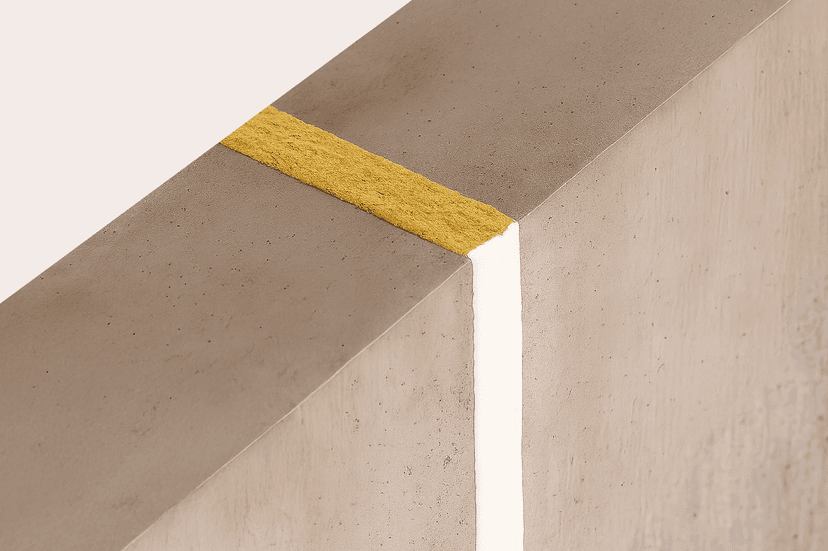 Fire stopping installation example 2